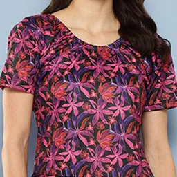 BAESD Floral Printed Swimwear & Attached Tights With Cap image 2