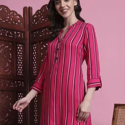 SUFIZA LIFESTYLE Colourblocked Kurti image 5