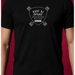 OUTLAWS Men Typography Printed T-shirt image 4