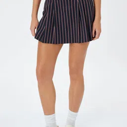 Koton Women Striped Casual Mini Skorts-picture-22