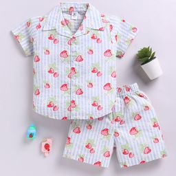 Clt.s Kids Conversational Printed Pure Cotton Night Suit-picture-33