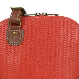 Anuschka Women Textured Crossbody Leather Sling Bag image 2