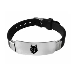 M Men Style Unisex Handcrafted Rhodium-Plated Wraparound Bracelet image 4