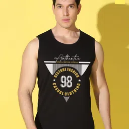 WOOSTRO Men Pack of 2 Typography Printed Round Neck Cotton Slim Fit T-shirts-picture-27