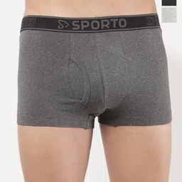 Sporto by Macho Men Pack Of 3 Combed Cotton Trunk-picture-29