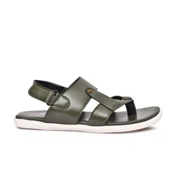 G L Trend Men Air Cooled Memory Foam Leather Comfort Sandals image 4