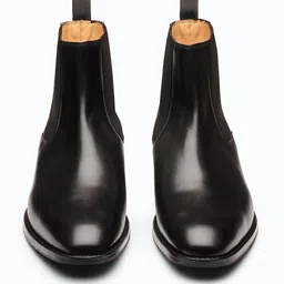 3DM Lifestyle Men Casual Block-Heeled Leather Chelsea Boots image 3