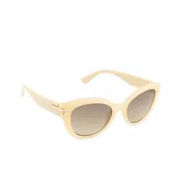 OPIUM Women Beige Cat Eye UV Protected Lens Plastic Sunglasses-picture-18