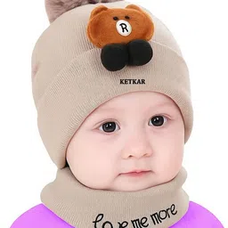 ketkar Unisex Kids Woollen Beanie image 2