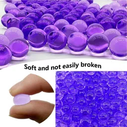 vikrida Gel Blaster Refill Ammo 20,000 Non-Toxic Water Beads 7–8mm (Pack of 2) Vase Filler image 3