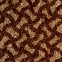 Kuber Industries Set Of 2 Brown & Blue Textured Velvet Anti-Skid Doormat image 5