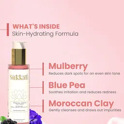 Sukkati Brightening + Balancing Face Cleanser With Mulberry - 100 ml image 3