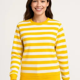 TQH Women Striped Sweatshirt-picture-16