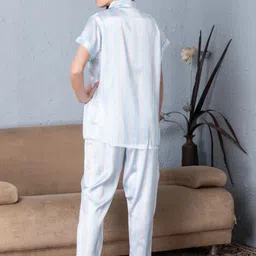 NIJANAND TEXTILE Striped Night suit image 5