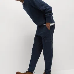 Marks & Spencer Men Tapered Fit Chinos Trousers image 5