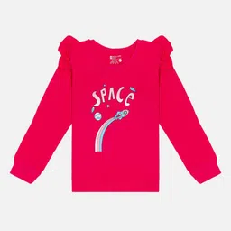 Bodycare Girls Typography Printed Applique T-shirt-picture-24