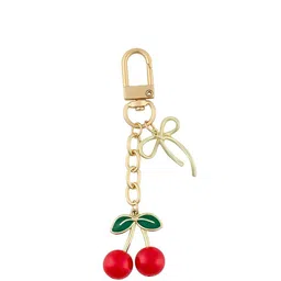 JOKER & WITCH Yellow & Red Metal Cherrie Bag Charm image 4