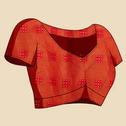 BerMondsey Kalamkari Pure Cotton Block Print Saree image 5