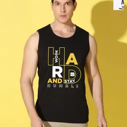 WOOSTRO Men Pack Of 2 Typography Printed Scoop Neck Cotton Slim Fit T-shirts-picture-21