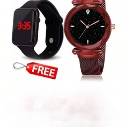 SZN Men Dial & Straps Analogue Watch MAG RED&LED V5-picture-48