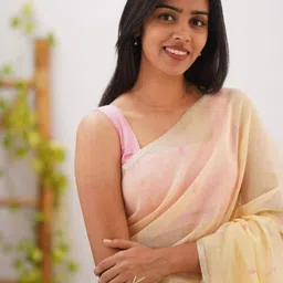 Jhumki creation Women Ethnic Motifs Woven Design Zari Border Saree image 2