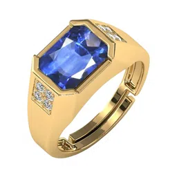 RRVGEM Blue Sapphire 6.25 KT Finger Ring image 1