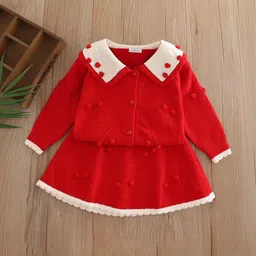 FOREVER FRIDAY Girls Embellished Top with Skirt-picture-44