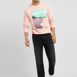 levi's Men's Graphic Print Crew Neck Sweatshirt image 1