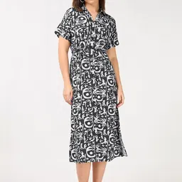 Bewakoof Print Shirt Dress image 2