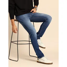 Being Human Men Slim Fit Mid-Rise Heavy Fade Stretchable Jeans-picture-19