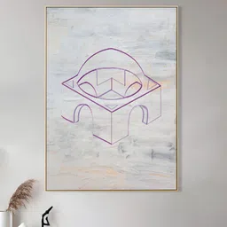 nestroots White & Grey 1 Piece Canvas Abstract Wall Paintings-picture-18