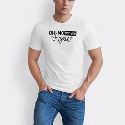 Seekbuylove Men Typography Printed Bio Finish T-shirt image 5