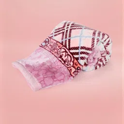 Signature Pink & White Geometric Heavy Winter Double Bed Blanket image 2