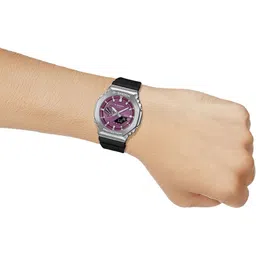 CASIO G-SHOCK GBM-2100A-4BDR Burgundy Analog-Digital dial Bio-Based Resin Band G1735 image 4