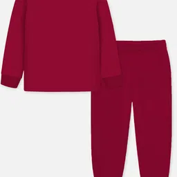 YK X Trampoline Boys Graphic Printed Round Neck T-Shirt With Joggers image 2