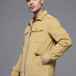 Allen Solly Pure Cotton Corduroy Finish Tailored Jacket image 3