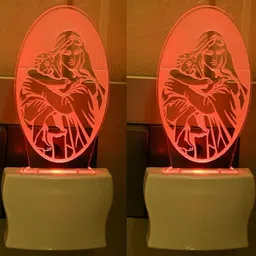 1ST TIME Red & White Acrylic Contemporary Abstract Shaped Shaped Wall Lamp-picture-48