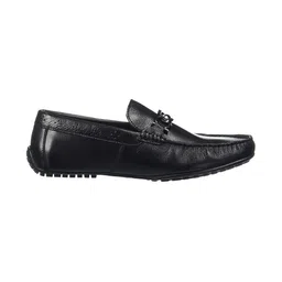 Lee Cooper Men Round Toe Slip-On Leather Formal Horsebit Loafers image 4