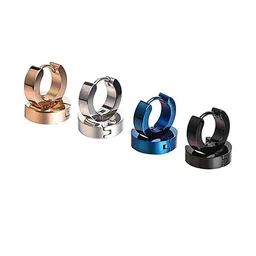 HOUSEOFTRENDZZ Contemporary Hoop Earrings-picture-16