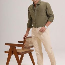 Basics Men Relaxed Tapered Fit Stretch Trouser-picture-48