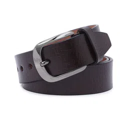 LOOPA Men Textured Leather Formal Belt image 3