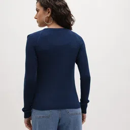 The Roadster Life Co. Acrylic Ribbed Pullover image 3