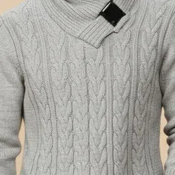 Mast & Harbour Men Cable Knit Pullover image 3