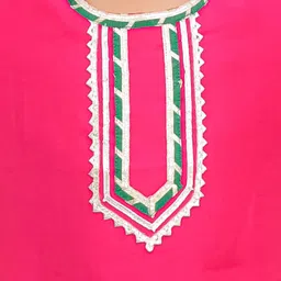 BownBee Girls Bandhani Gotta Patti Kurta With Salwar & Dupatta image 4