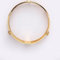 Anouk Women Set of 2 Gold Plated Kundan Studded Bangles image 5