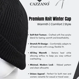 Cazzano Men Woollen Beanie image 3