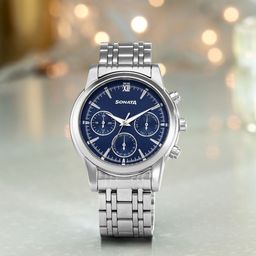 Sonata Men Dial & Bracelet Style Straps Analogue Watch 77158SM01-picture-18