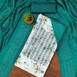 SAINOOR Embroidered Unstitched Dress Material-picture-7