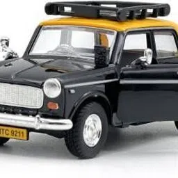premium toyz Queen 70's Taxi Kali Pili Miniature Scale Model Toy Car Pullback Action-picture-19