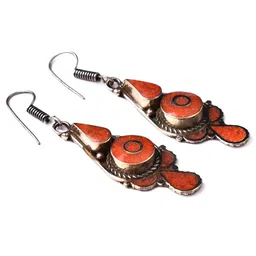 AAR Jewels Rhodium-Plated Teardrop Shaped Drop Earrings image 2